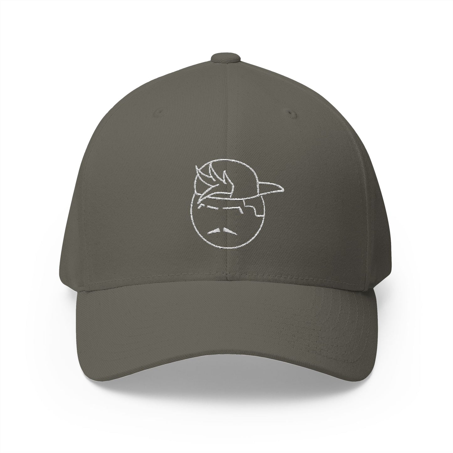 Degenerate Co. Black Logo Closed Embroidered Cap