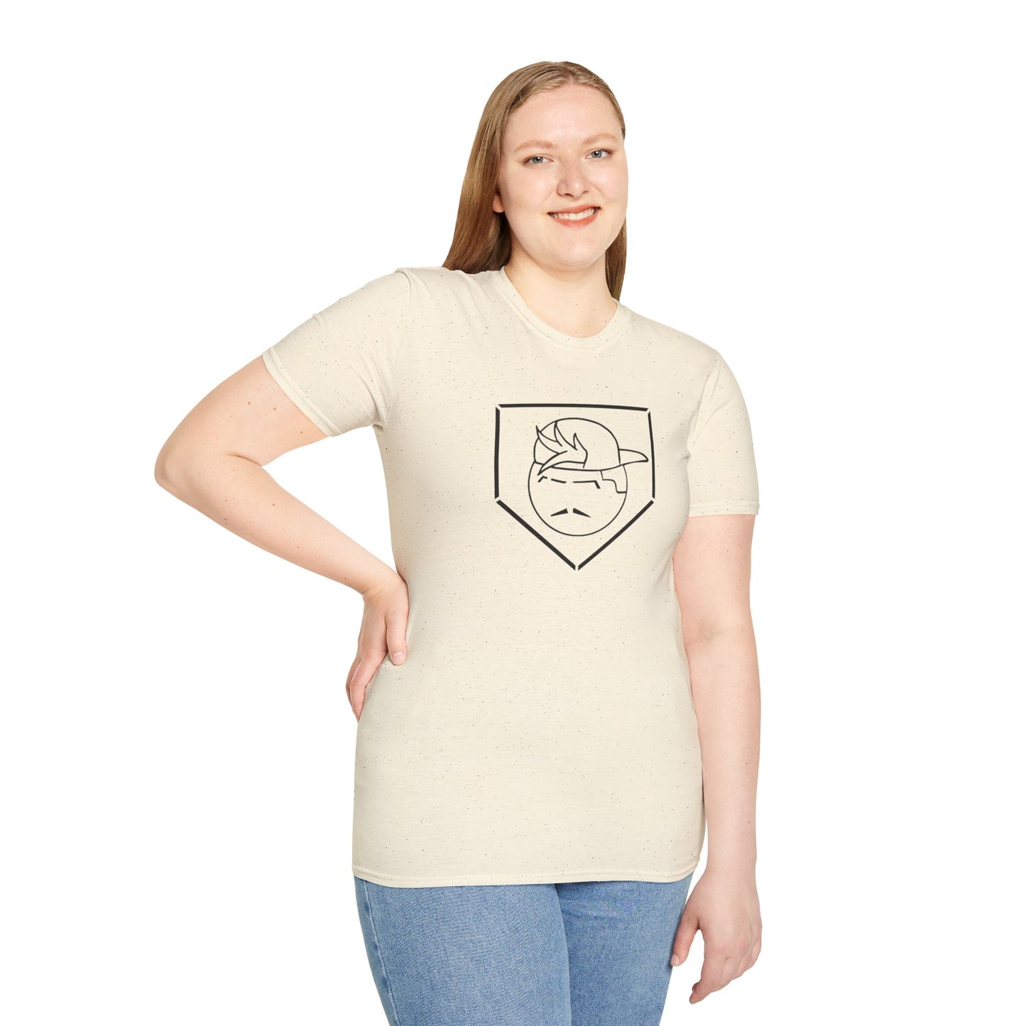 Black Degenerate Baseball Logo Unisex T-Shirt