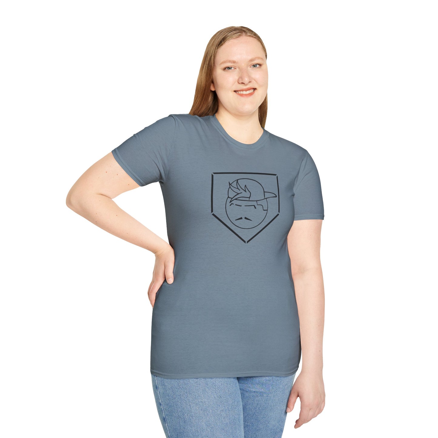 Black Degenerate Baseball Logo Unisex T-Shirt