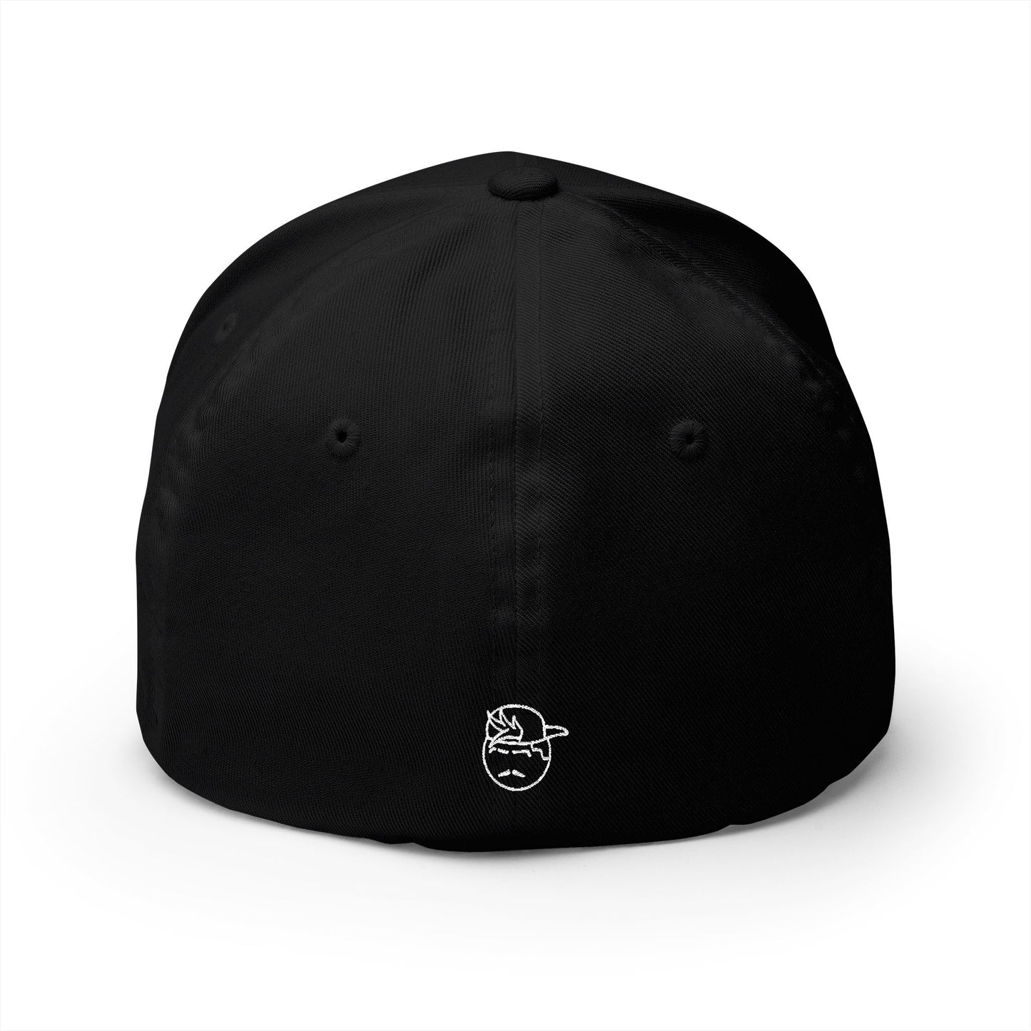 Degenerate Co. Black Logo Closed Embroidered Cap