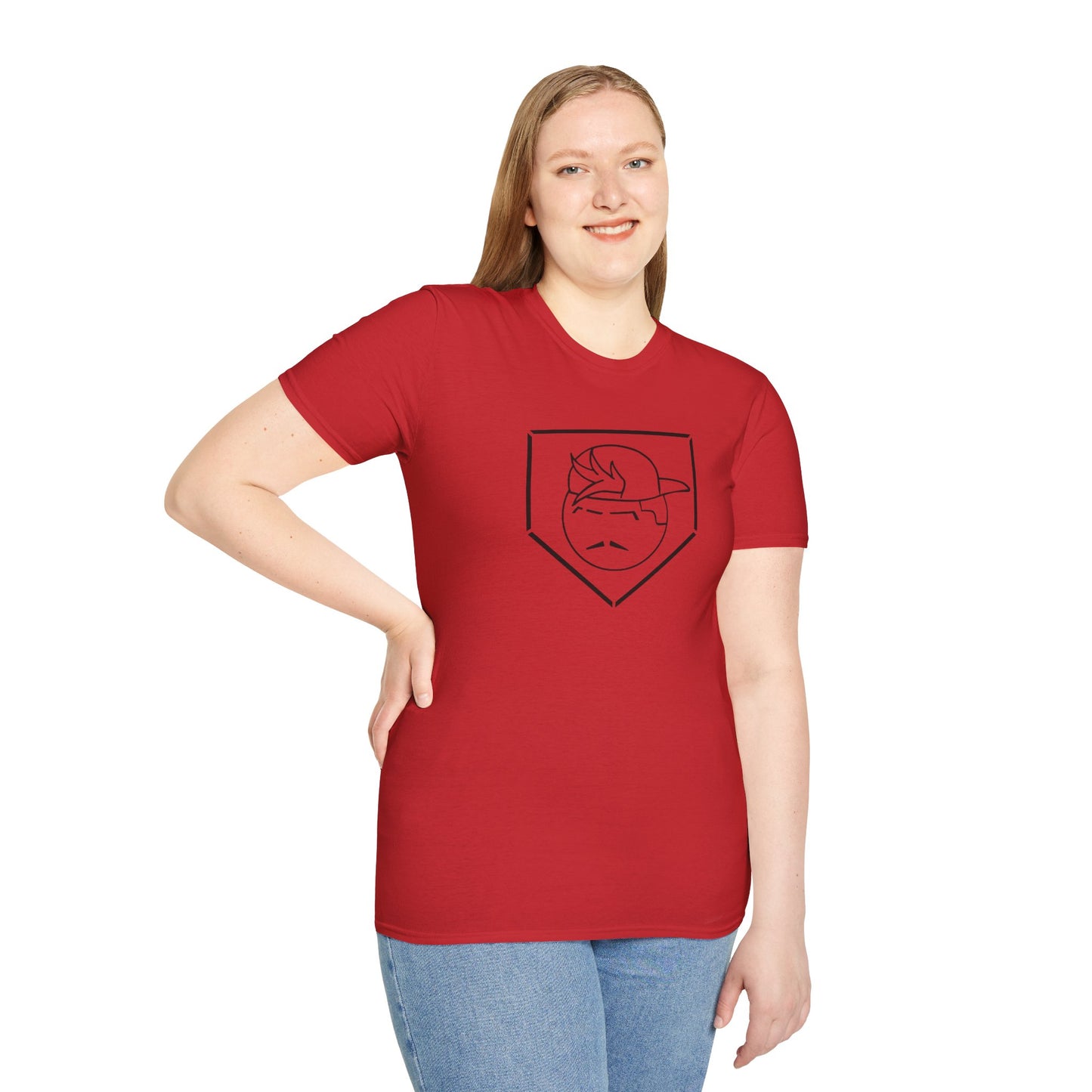 Black Degenerate Baseball Logo Unisex T-Shirt