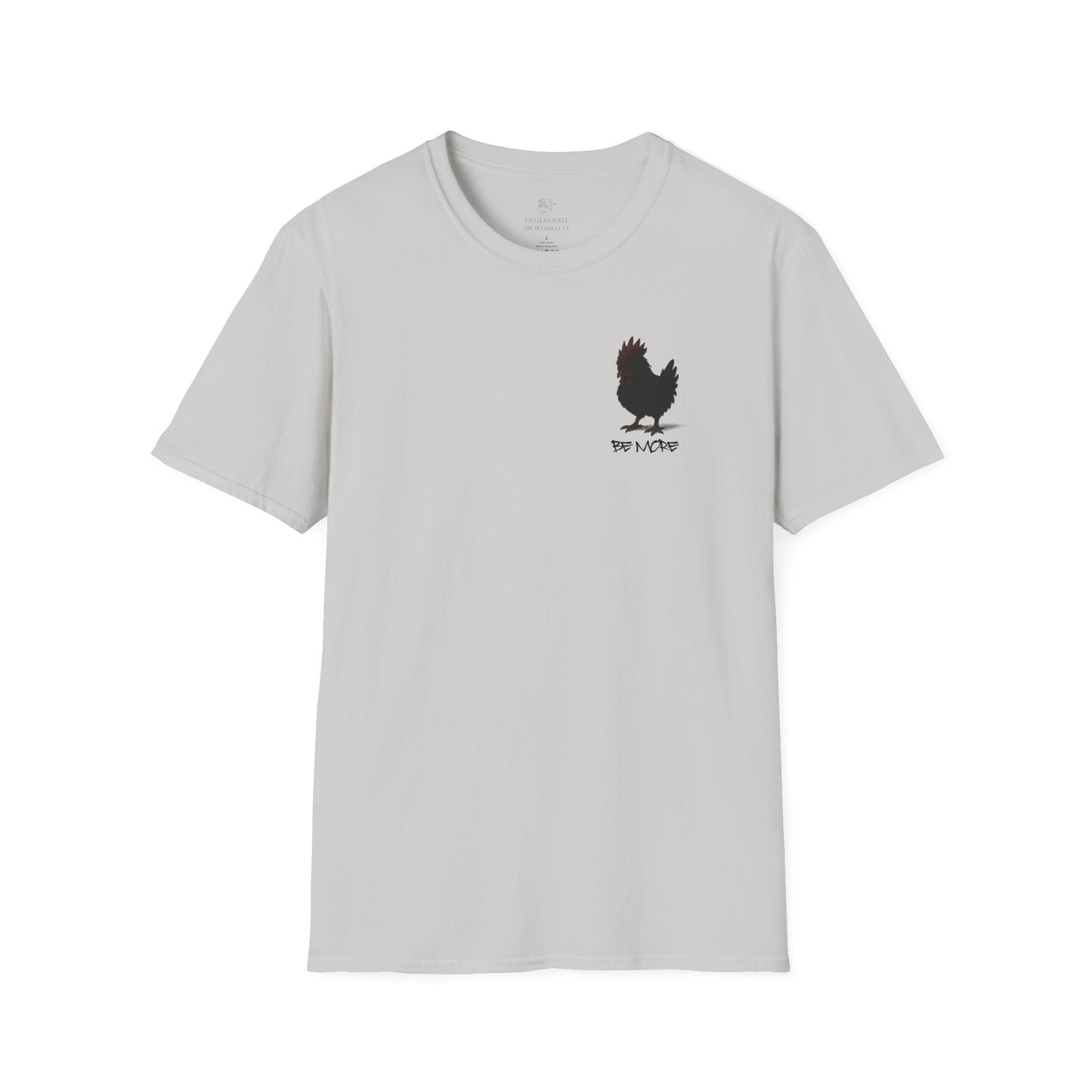 Be More. Chicken and T-Rex Evolution Graphic T-Shirt