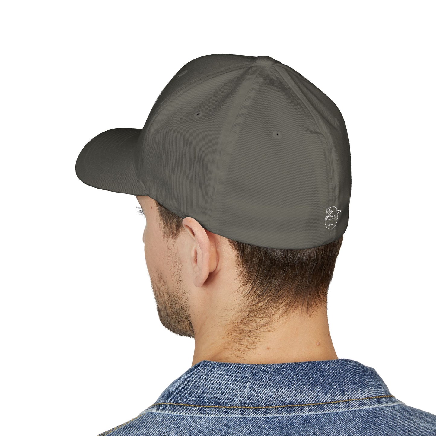 Degenerate Co. Black Logo Closed Embroidered Cap