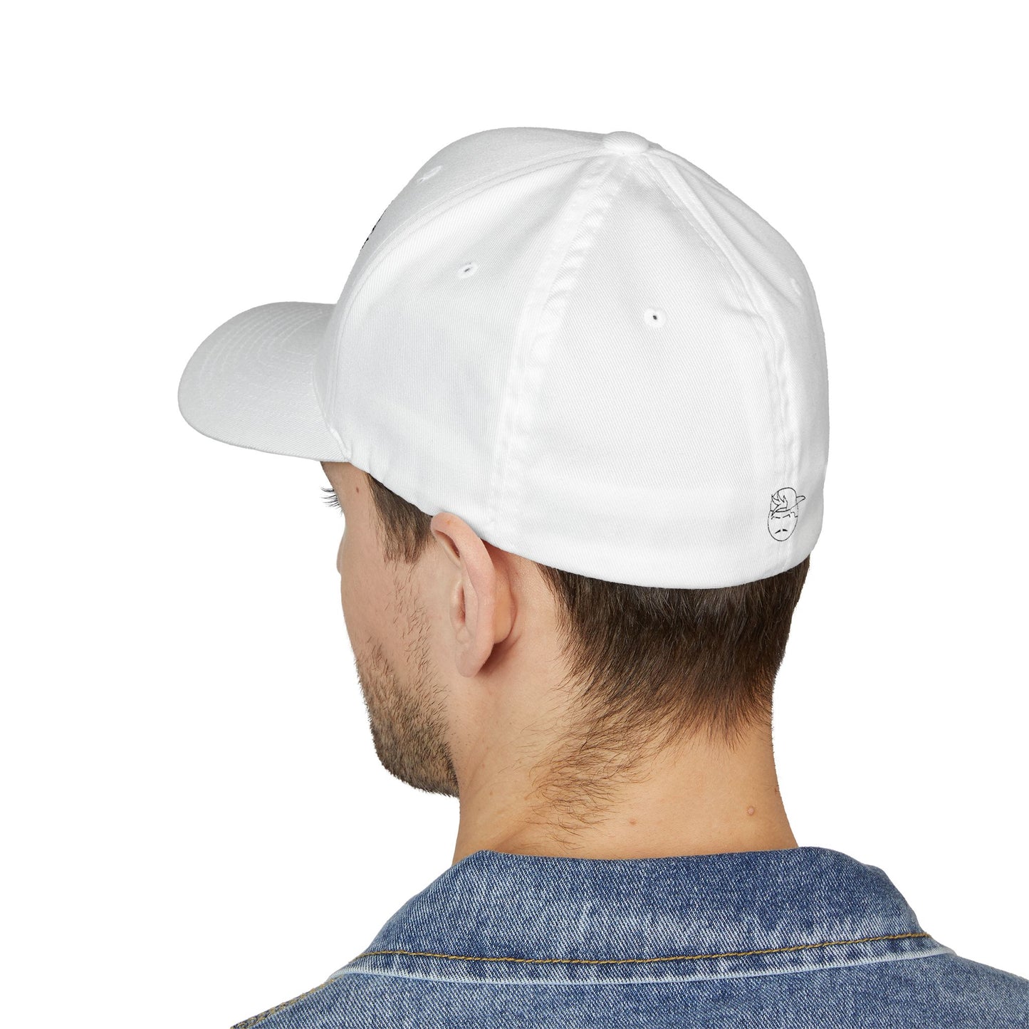 Degenerate Co. Black Logo Closed Embroidered Cap