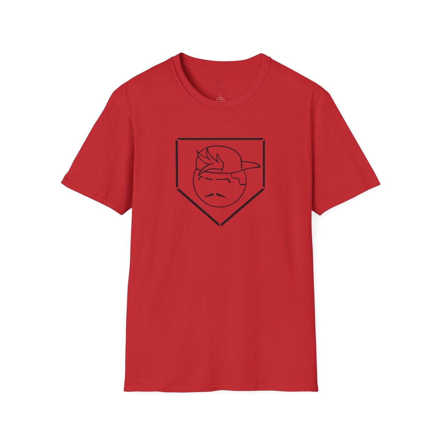 Black Degenerate Baseball Logo Unisex T-Shirt