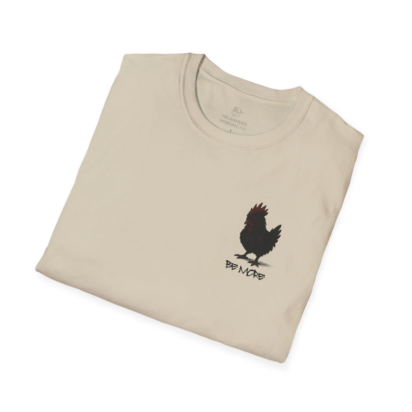 Be More. Chicken and T-Rex Evolution Graphic T-Shirt
