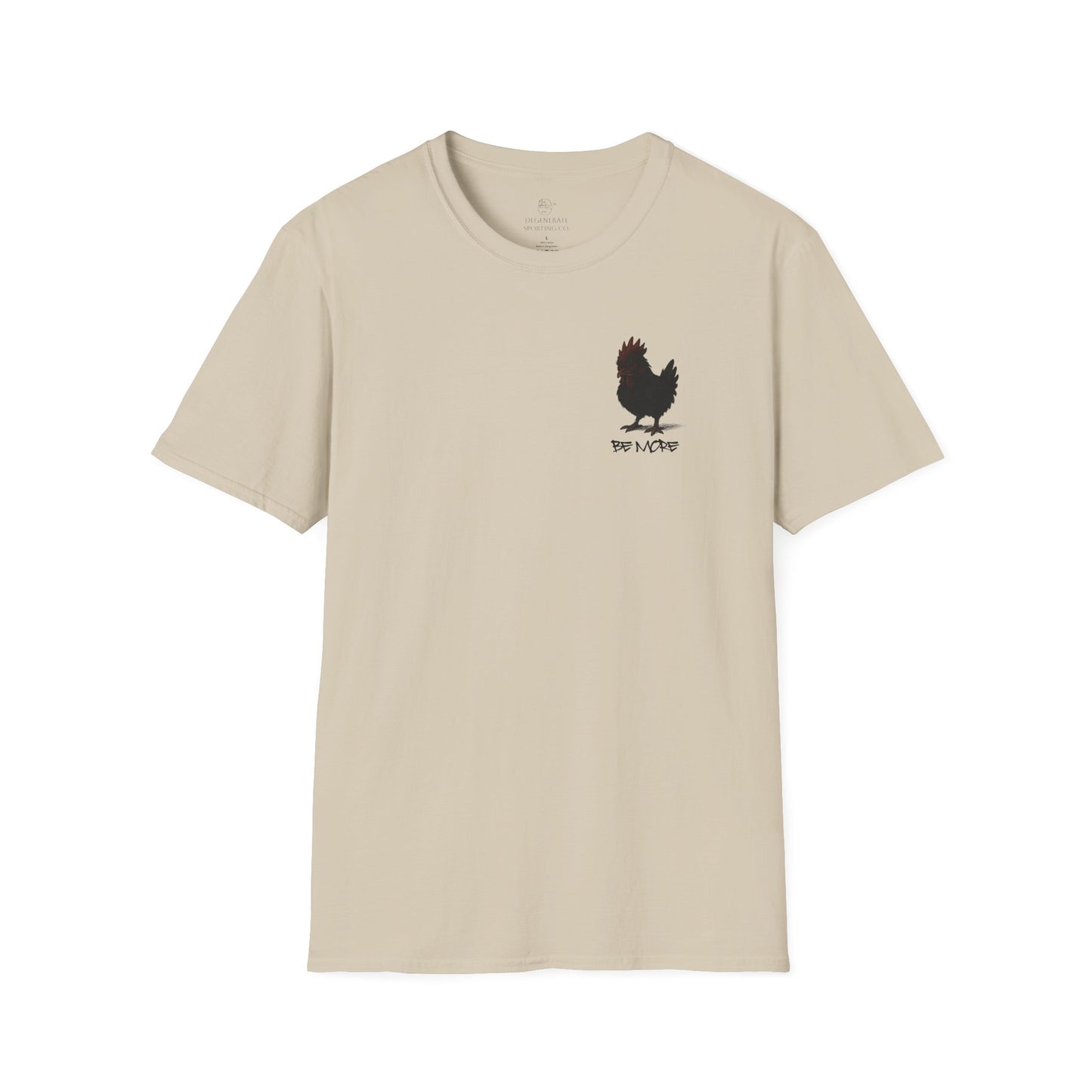Be More. Chicken and T-Rex Evolution Graphic T-Shirt