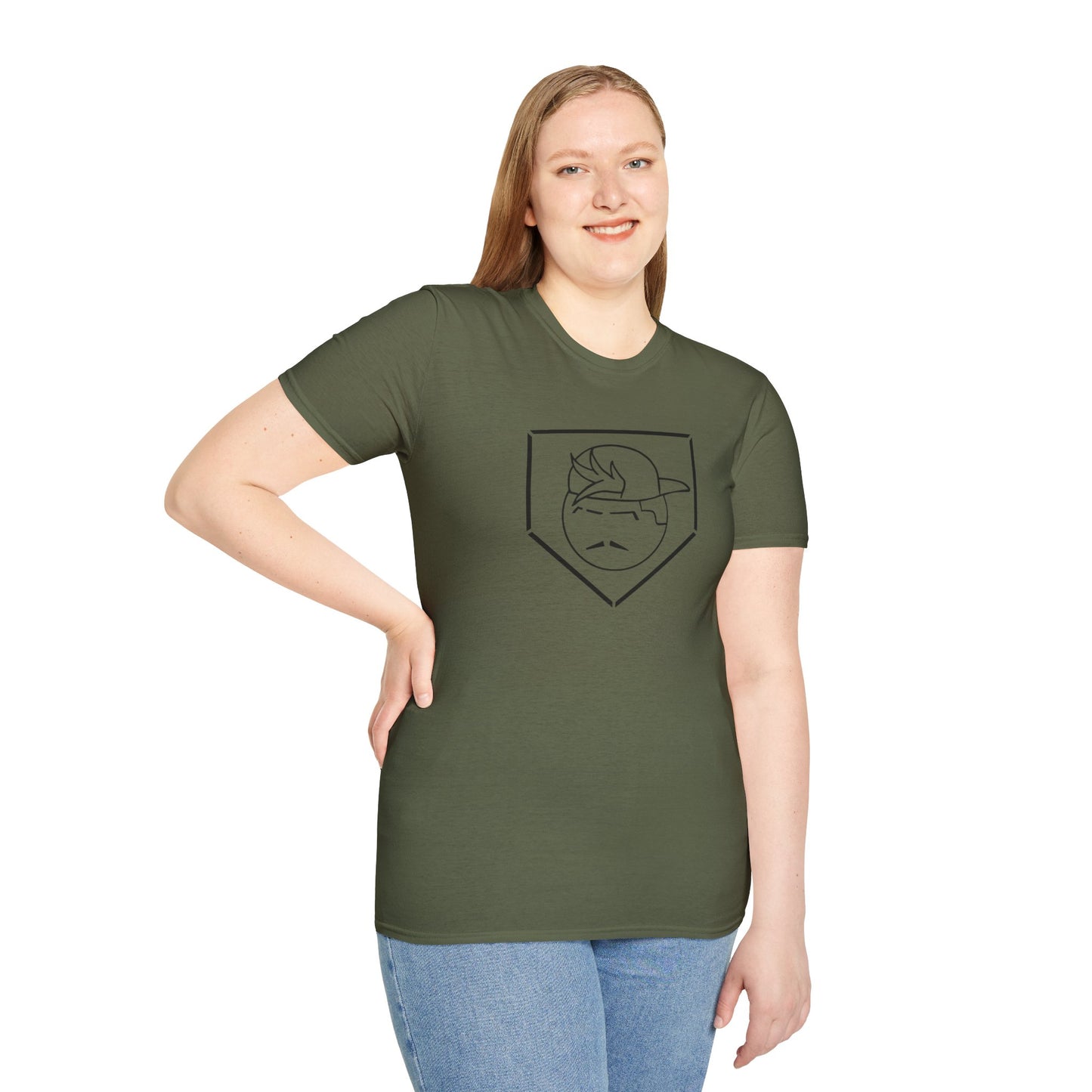 Black Degenerate Baseball Logo Unisex T-Shirt