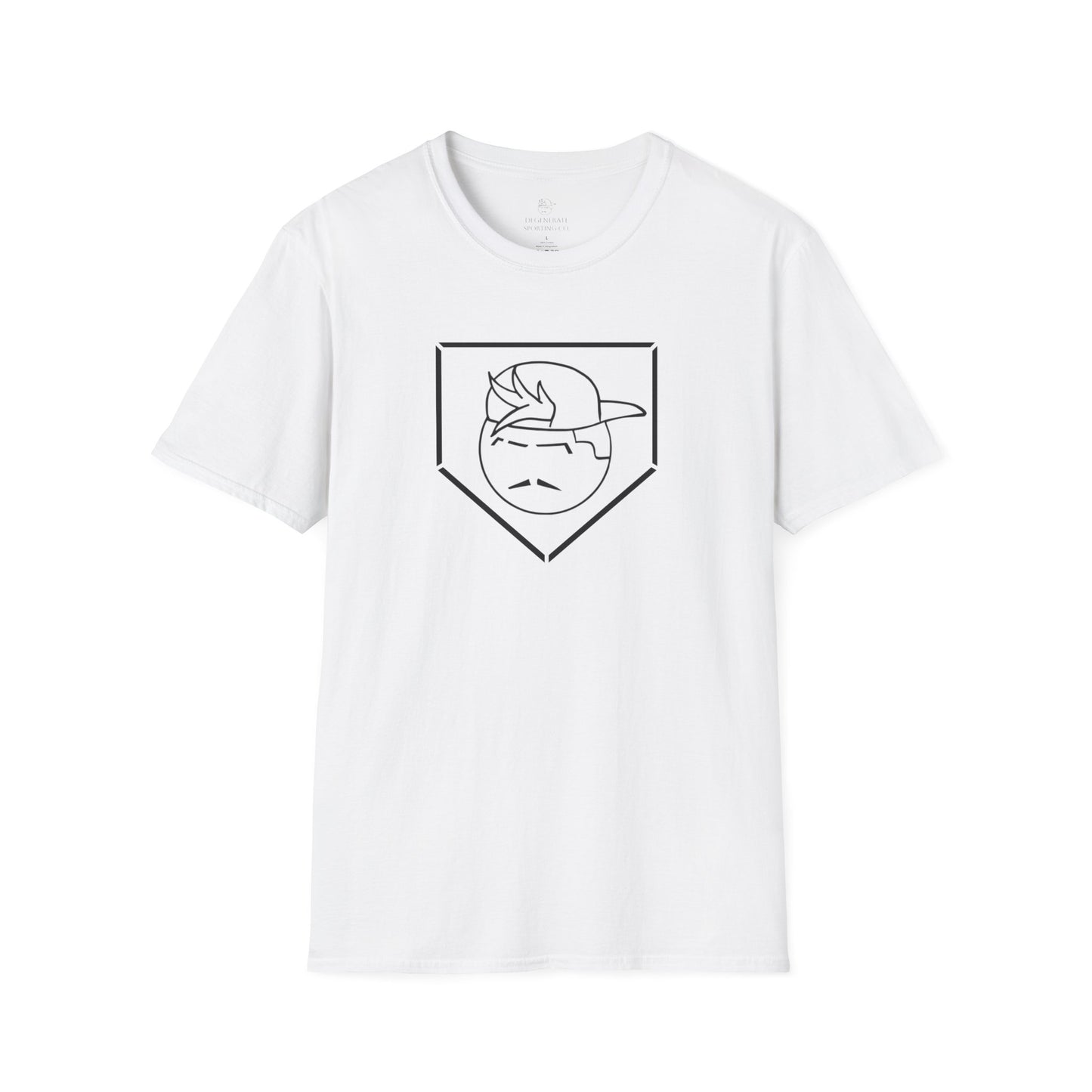 Black Degenerate Baseball Logo Unisex T-Shirt