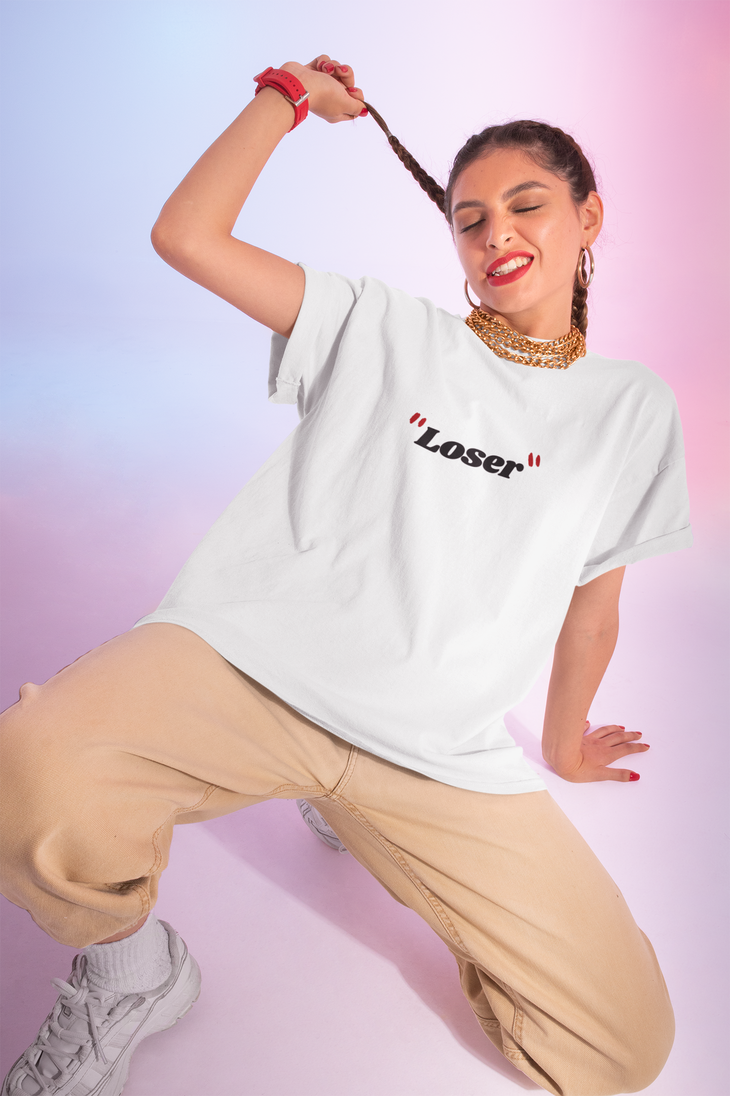 "Loser" Text Unisex Softstyle T-Shirt