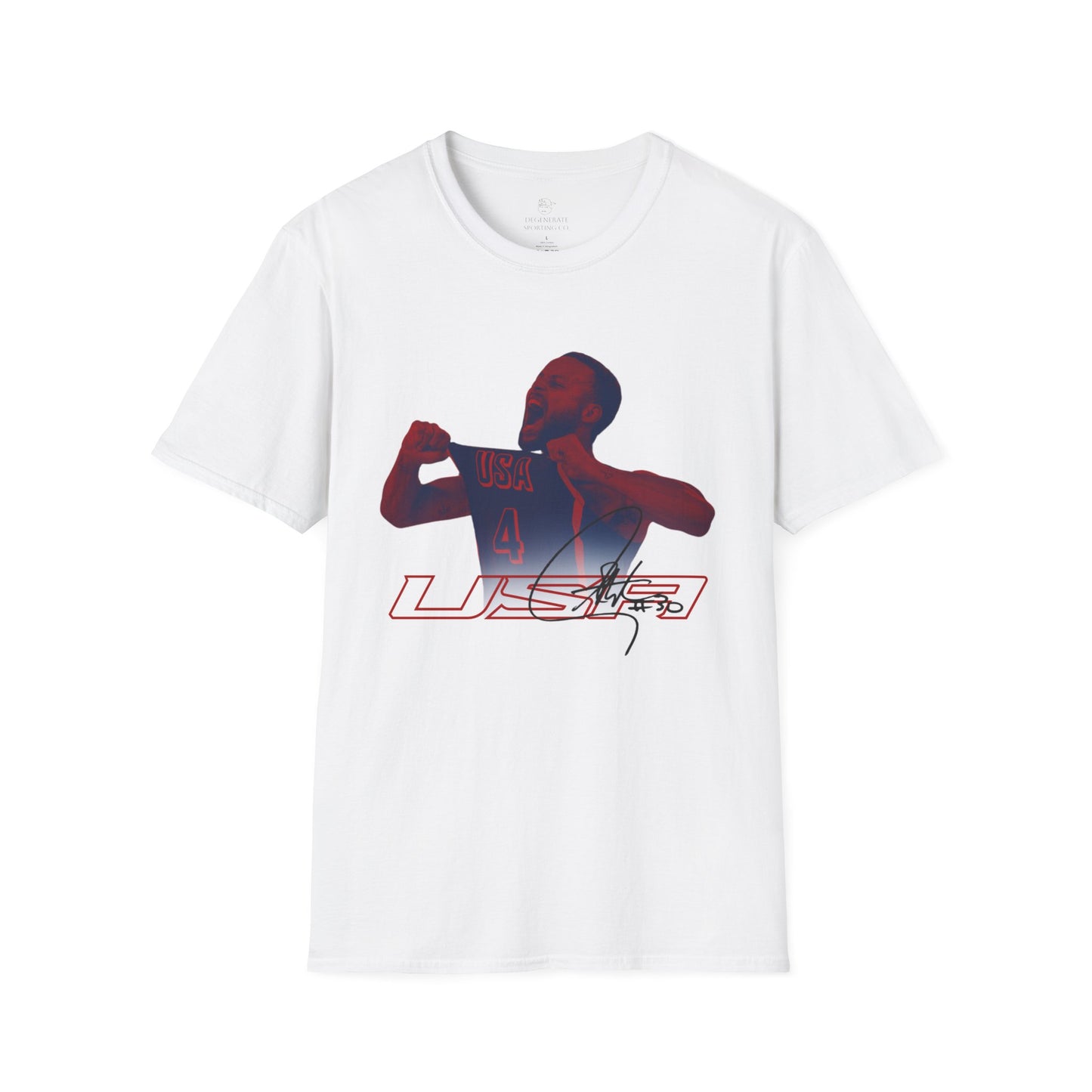 USA Steph Curry Unisex Softstyle T-Shirt