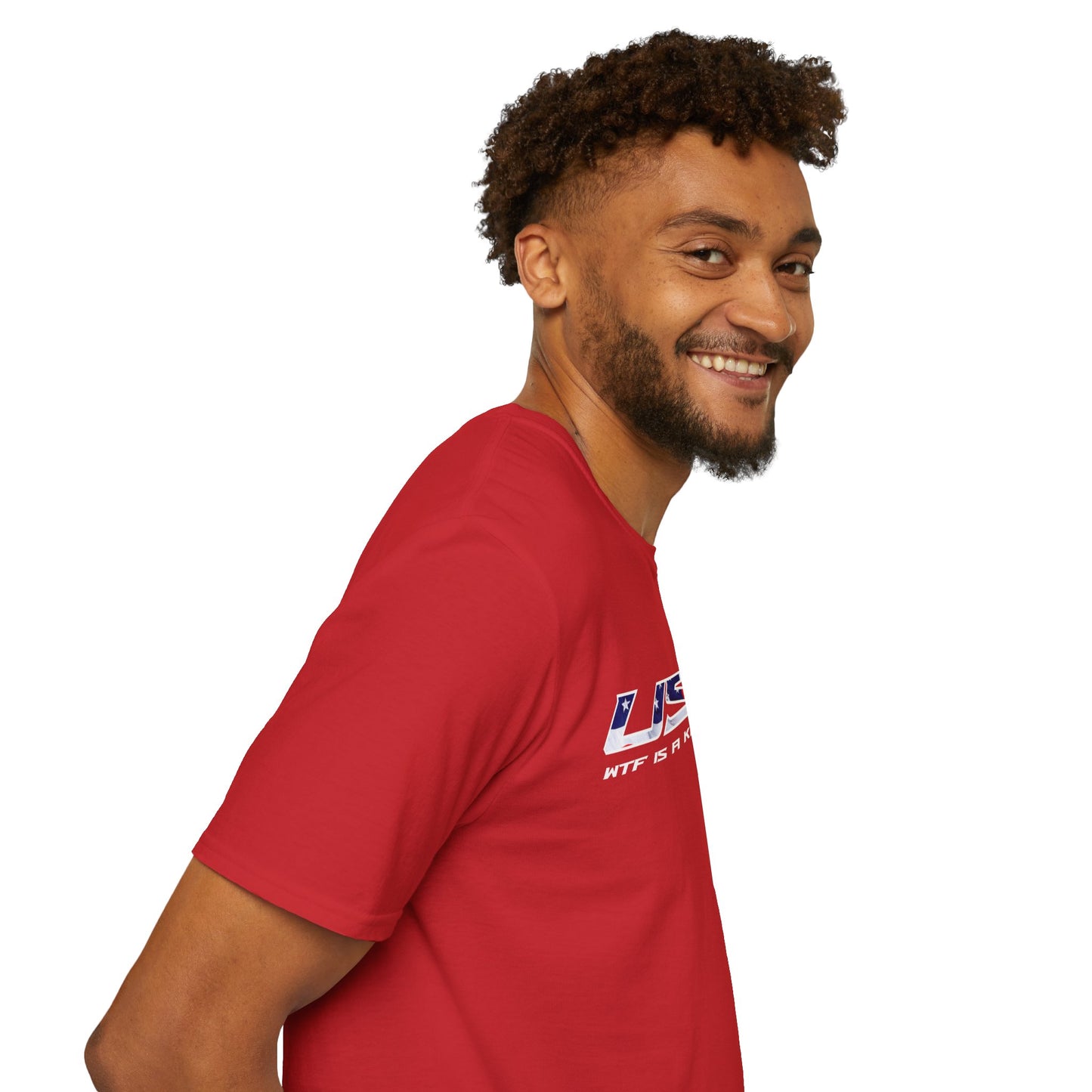 USA WTF is a Kilometer w/Flag Unisex T-Shirt