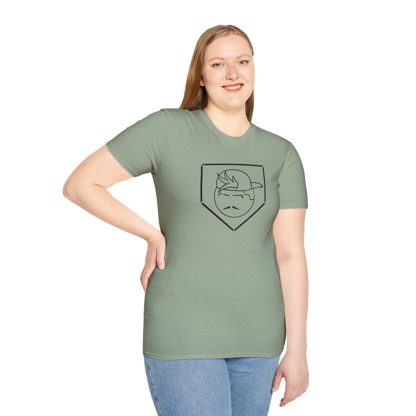 Black Degenerate Baseball Logo Unisex T-Shirt