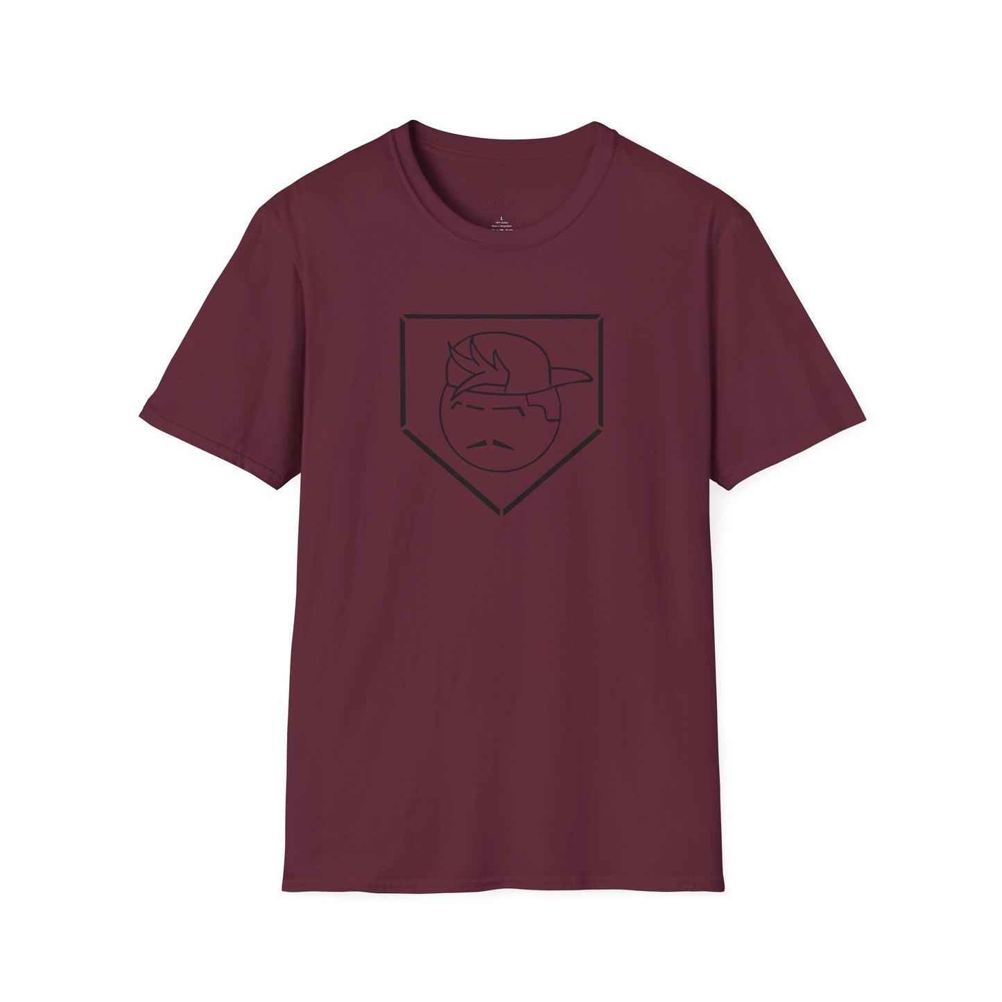 Black Degenerate Baseball Logo Unisex T-Shirt