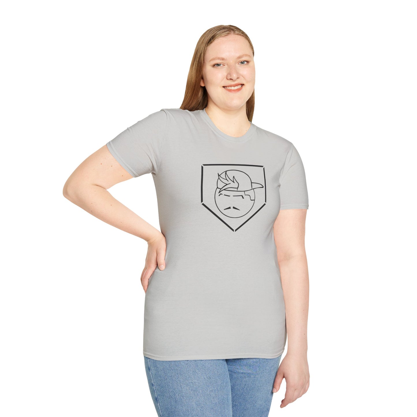 Black Degenerate Baseball Logo Unisex T-Shirt