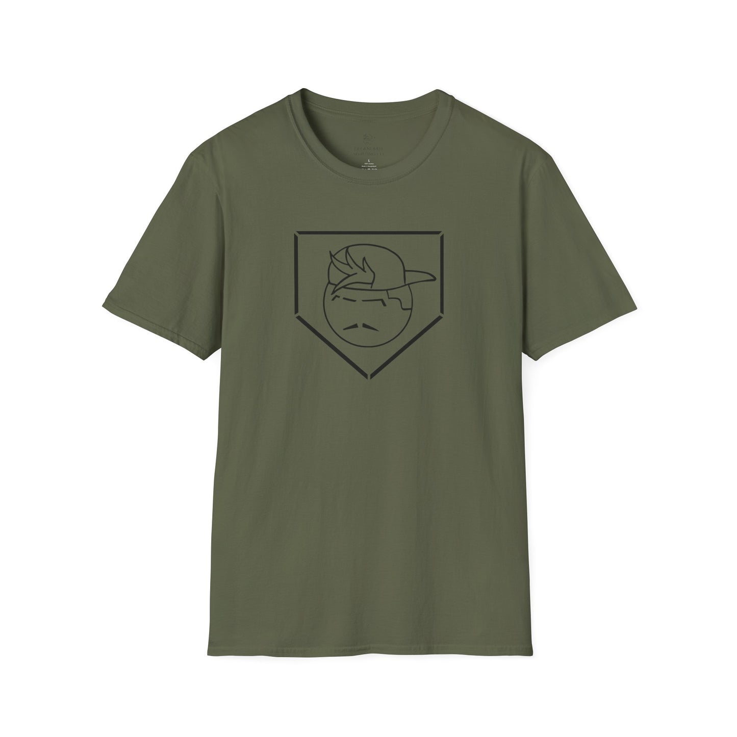 Black Degenerate Baseball Logo Unisex T-Shirt