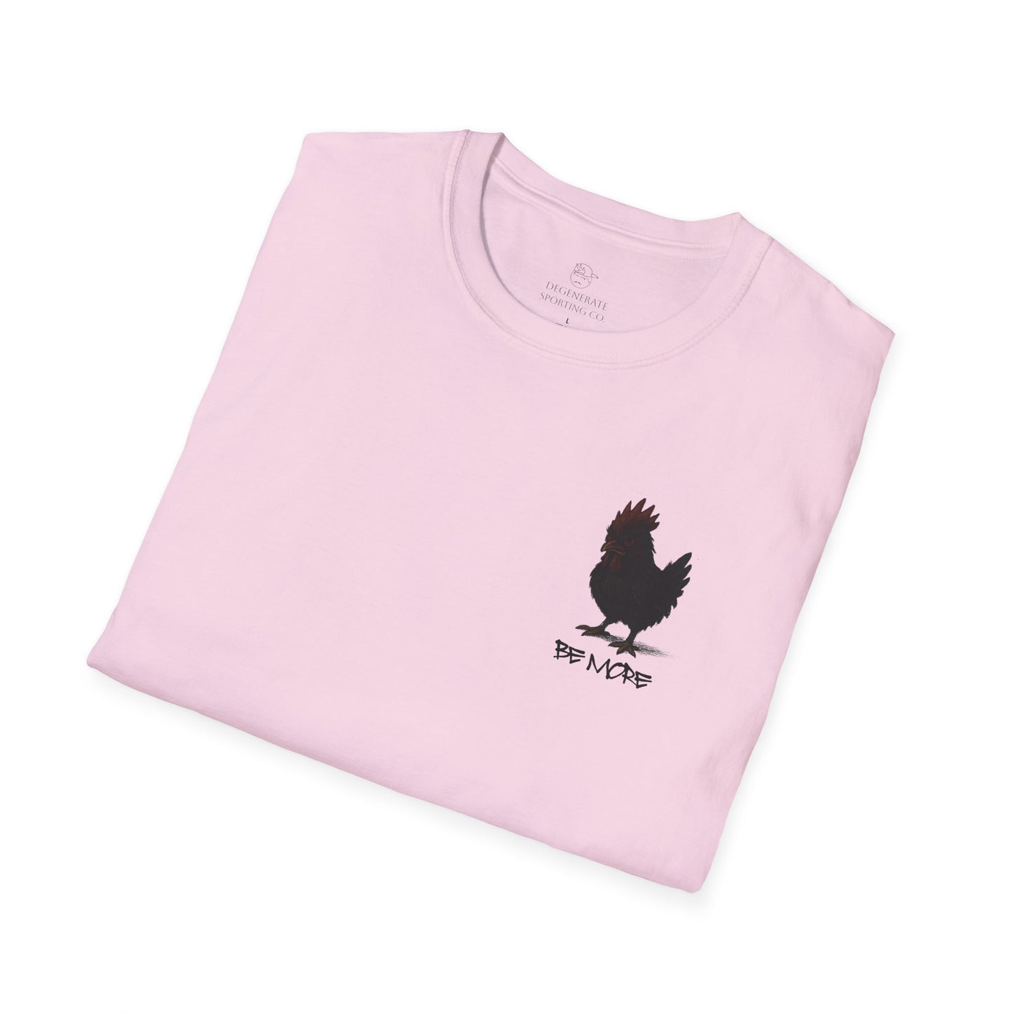 Be More. Chicken and T-Rex Evolution Graphic T-Shirt