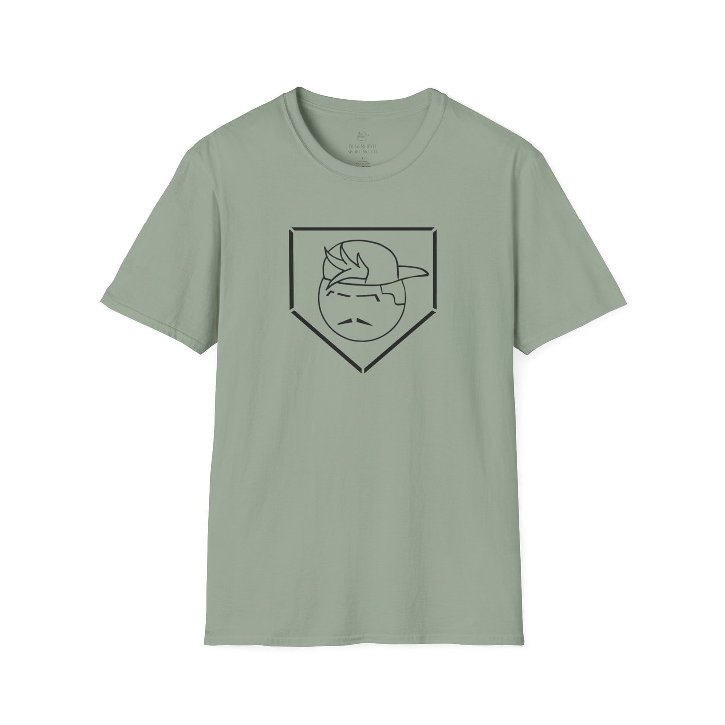 Black Degenerate Baseball Logo Unisex T-Shirt