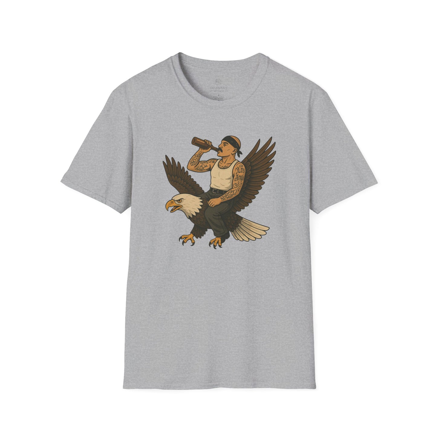 USA Vato on a Bald Eagle Patriotic Unisex T-Shirt
