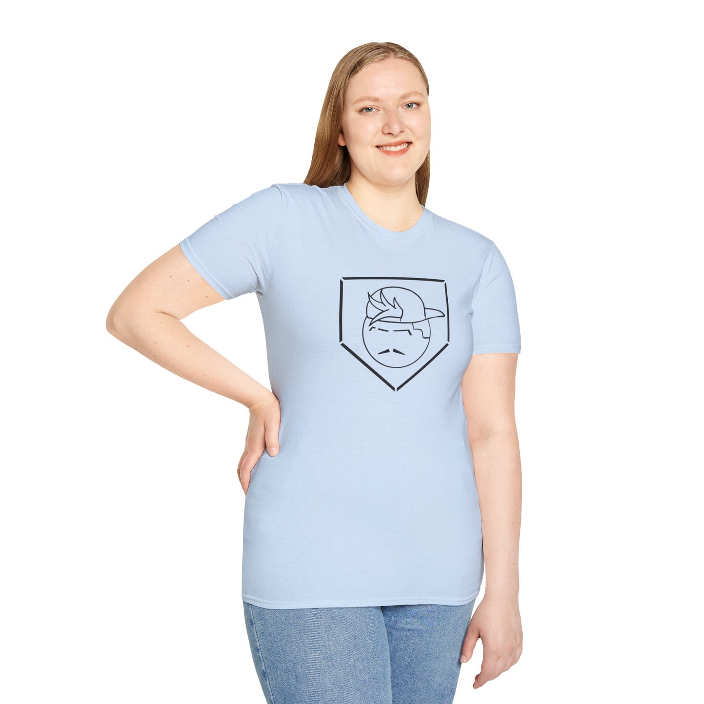Black Degenerate Baseball Logo Unisex T-Shirt