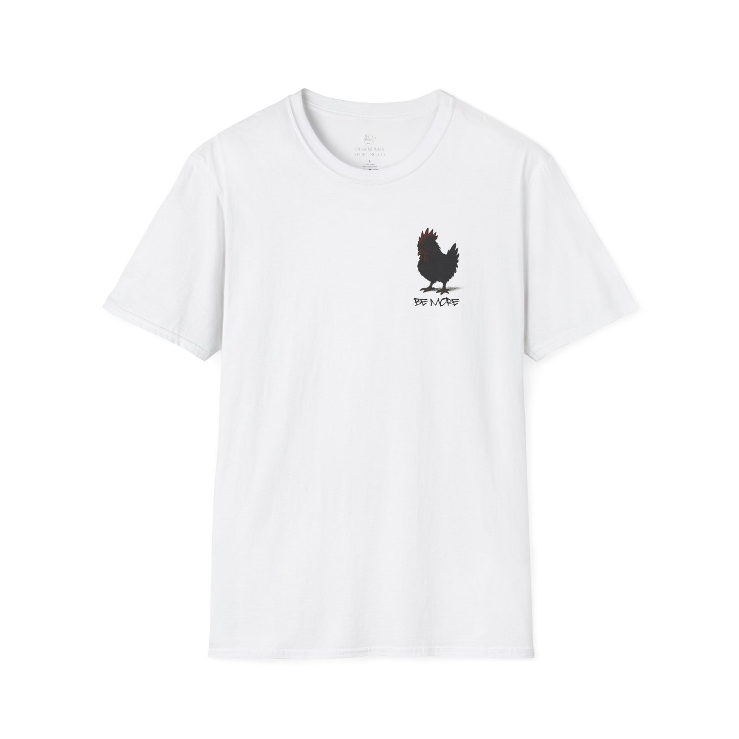 Be More. Chicken and T-Rex Evolution Graphic T-Shirt