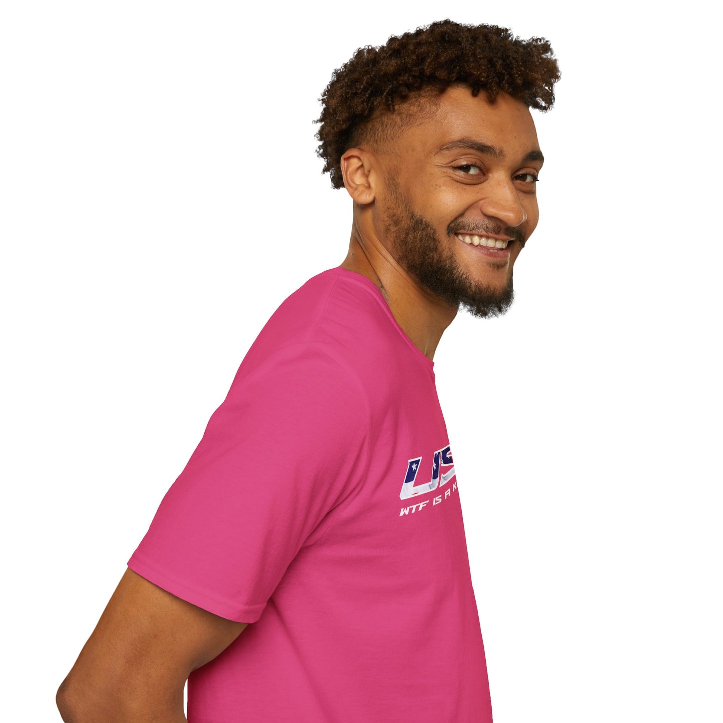 USA WTF is a Kilometer w/Flag Unisex T-Shirt