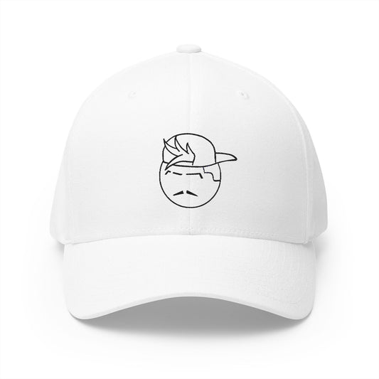 Degenerate Co. Black Logo Closed Embroidered Cap