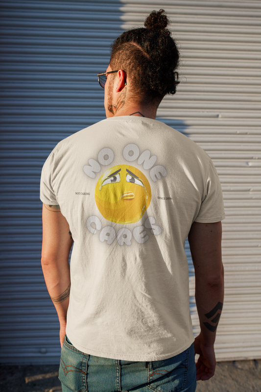 "No One Cares" Unisex softstyle T-Shirt