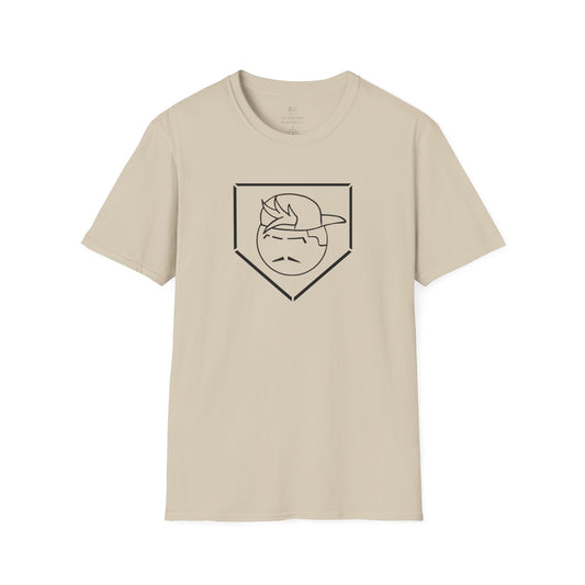 Black Degenerate Baseball Logo Unisex T-Shirt