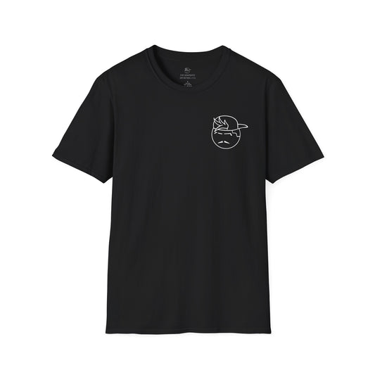 Degenerate Co. White Logo Unisex Softstyle T-Shirt